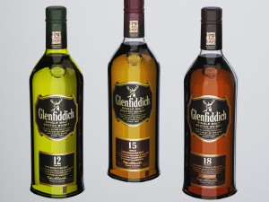 glenfiddich whisky 3D 모델