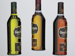 glenfiddich whisky 3D Модель