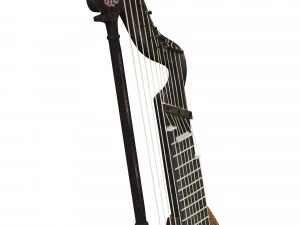 medieval lute 3D Model
