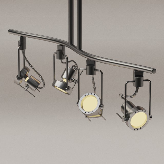 loft lamp 3D Model .c4d .max .obj .3ds .fbx .stl .blend 
