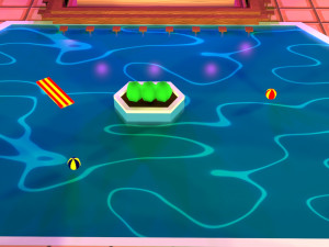 cartoon pool low poly 3D Model