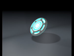 iron man portable nuclear reactor Modello 3D