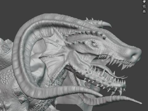 Dragon of the Desert 3D-printmodel