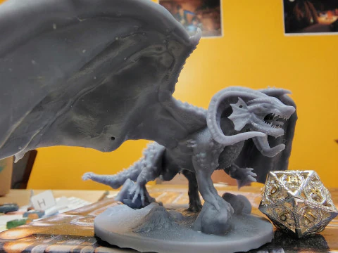 Dragon of the Desert - presupported 3D Print Model