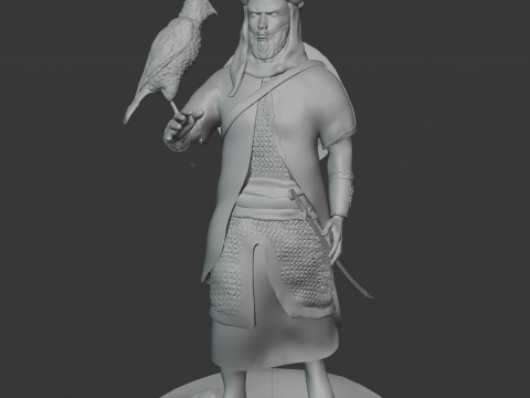 Sharaf the desert warrior 3D 打印模型