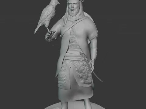 Sharaf il guerriero del deserto Modello di stampa 3D