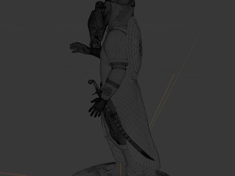 Sharaf the desert warrior Modèles 3D en vedette