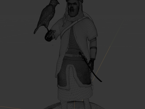 Sharaf the desert warrior 3Dプリントモデル