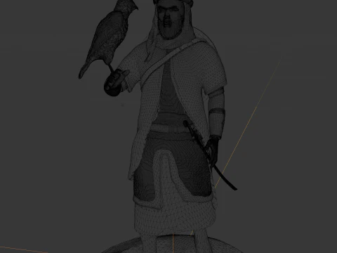Sharaf the desert warrior 3D Print Model
