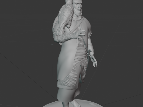 Sharaf the desert warrior 3Dプリントモデル