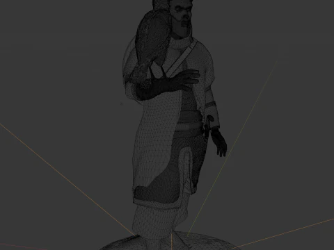 Sharaf the desert warrior 3D Print Model