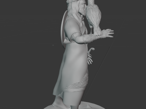 Sharaf the desert warrior 3Dプリントモデル