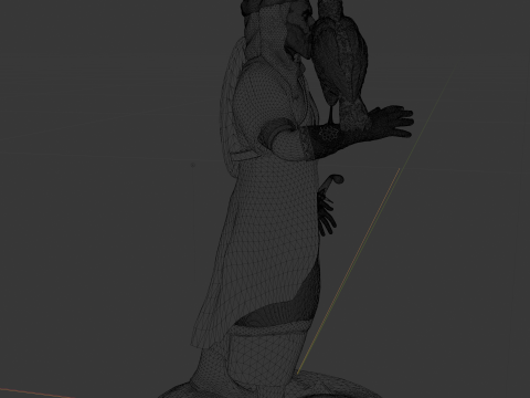 Sharaf the desert warrior 3Dプリントモデル