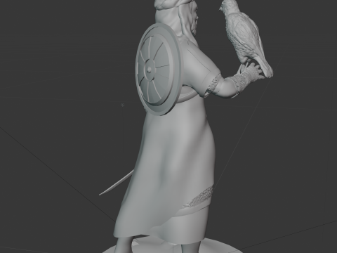 Sharaf the desert warrior 3Dプリントモデル