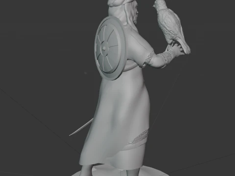 Sharaf the desert warrior 3D Print Model