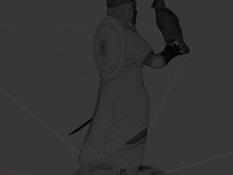 Sharaf the desert warrior 3Dプリントモデル