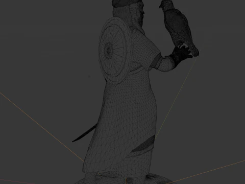 Sharaf the desert warrior 3D Print Model