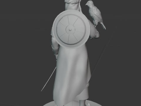 Sharaf the desert warrior 3Dプリントモデル