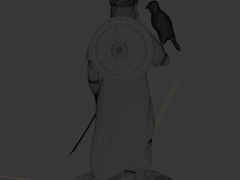 Sharaf the desert warrior 3Dプリントモデル