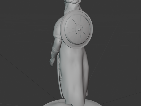 Sharaf the desert warrior 3Dプリントモデル