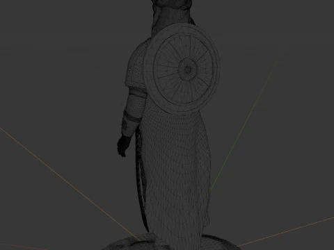 Sharaf the desert warrior 3D Print Model