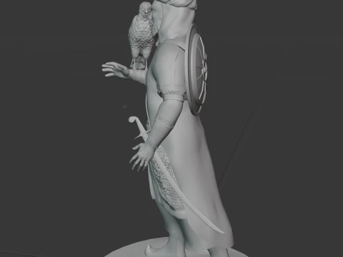 Sharaf the desert warrior 3D Print Model