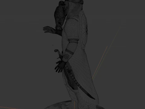 Sharaf the desert warrior 3D Print Model