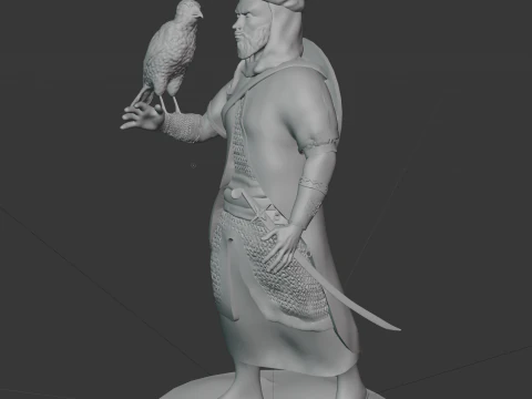 Sharaf the desert warrior 3D Print Model