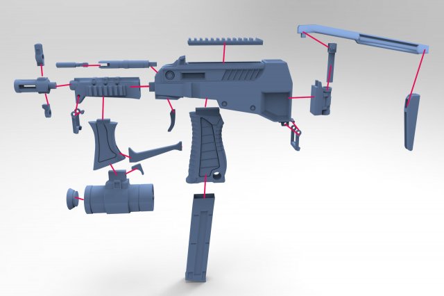 pp-2000 Model Cetak 3D .c4d .max .obj .3ds .fbx .stl .blend 