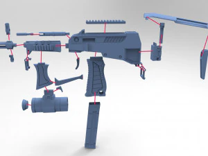 पीपी-2000 3D प्रिंट मॉडल