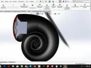 बीडब्ल्यू नॉटिलस 3D प्रिंट मॉडल