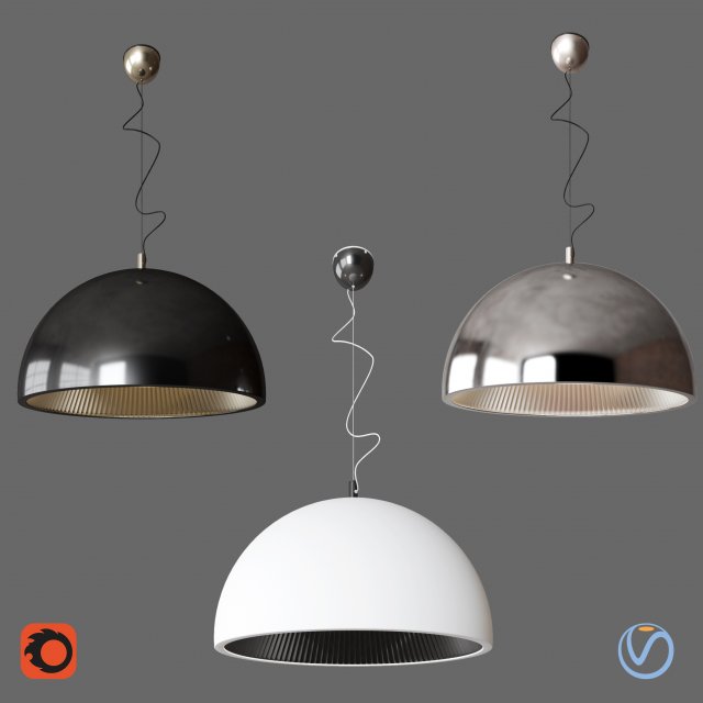 ceilinglamp 01 3D-Modell .c4d .max .obj .3ds .fbx .stl .blend 