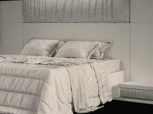 set tempat tidur 01 Model 3D