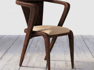 roots chair 01 Modèle 3D