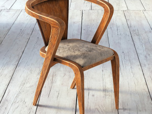 roots chair 01 Modèle 3D