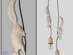 light-squirrel-04 3D Model