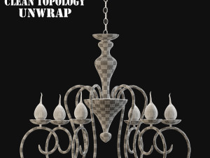 chandelier-01 Model 3D