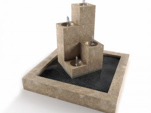 fountain 04 Modelo 3D