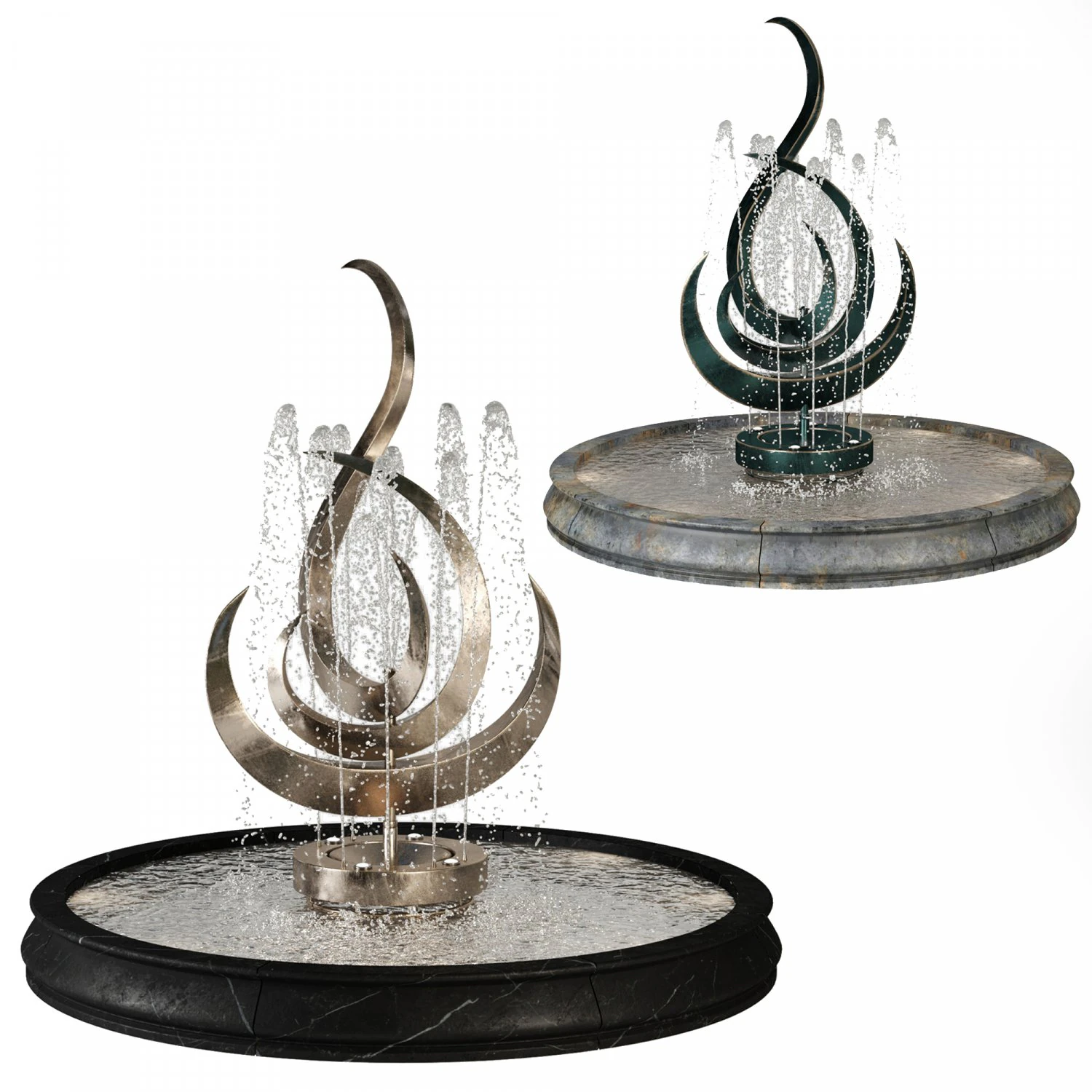 fountainpbr 3D Model .c4d .max .obj .3ds .fbx .stl .blend 