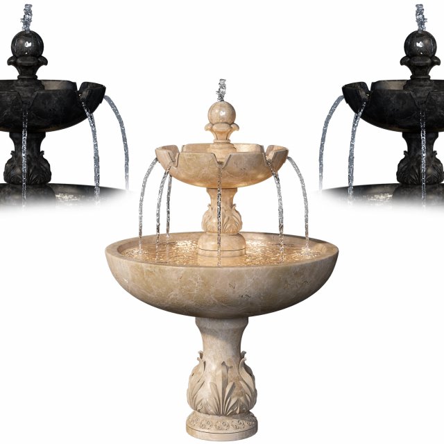 fountain 21 3D-Modell .c4d .max .obj .3ds .fbx .stl .blend 