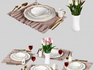 dishset01 3D Model