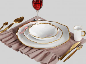 dishset01 3D Model