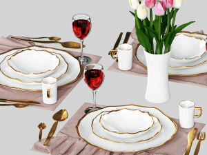 dishset01 Model 3D