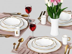 dishset01 3D Model