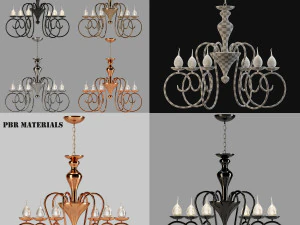 7 lights 3D Model