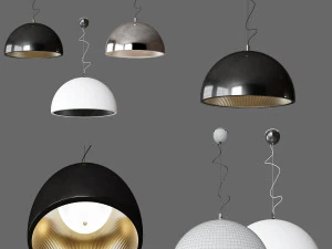7 lights 3D Model