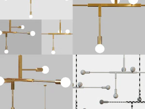 7 lights 3D Model