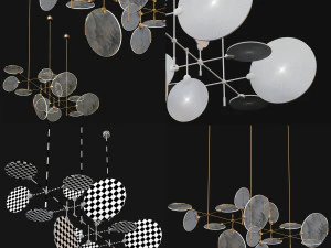 7 lights 3D Model