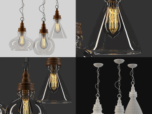 8 lights Modelo 3D