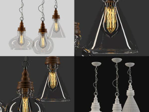 8 lights 3D Model